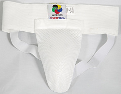 Защита паха мужская BestSport WKFappr #1861WKF, бандаж+пластик.чаша  (XL)