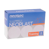 Мяч для наст.тенниса NEOTTEC Neoplast Training диам.40+мм, пластик,белый